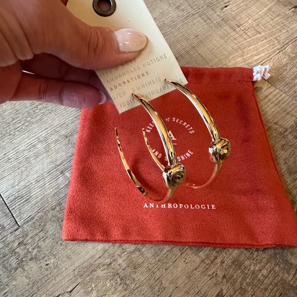 Brand New Anthropologie Hoop Earrings - Picture 5 of 7